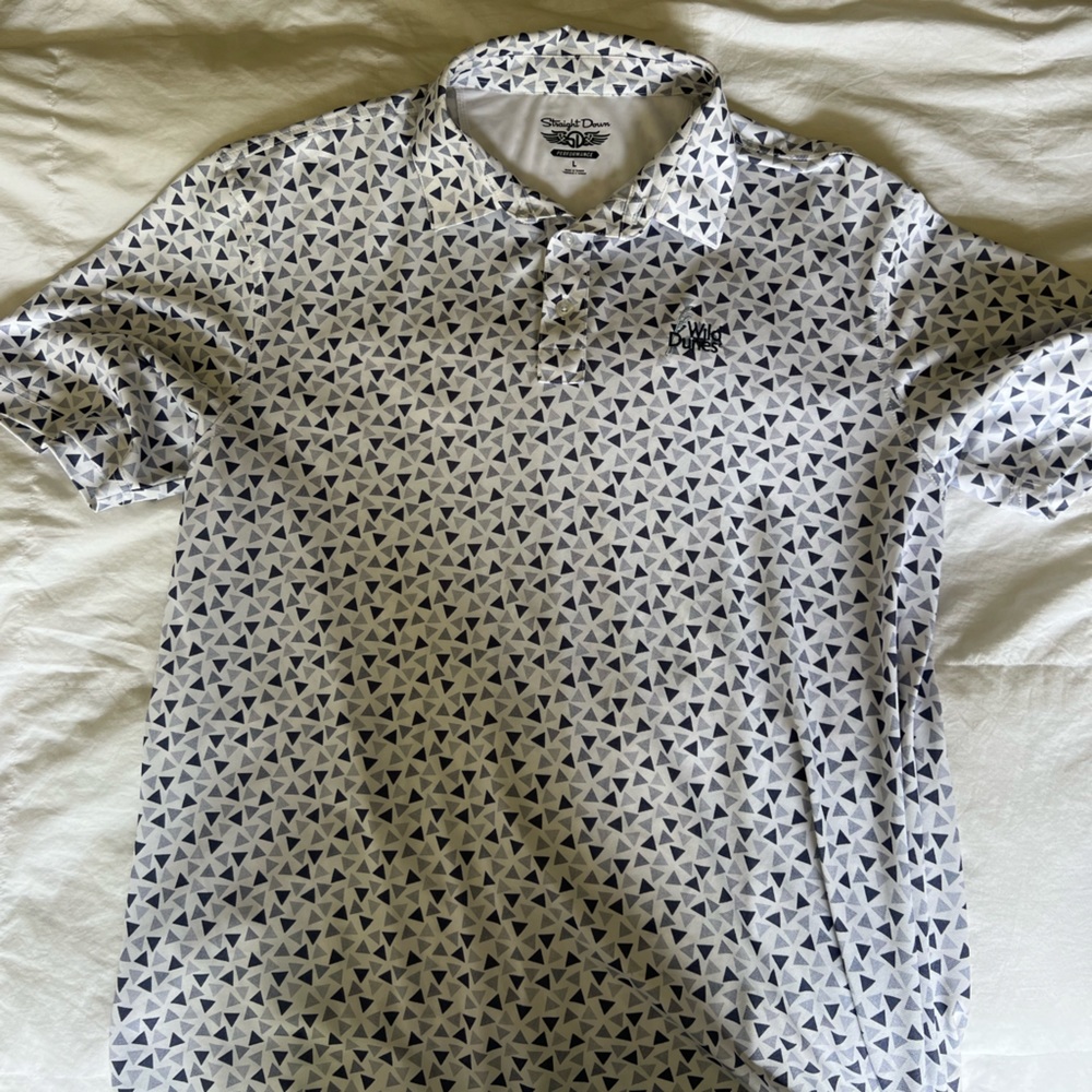 Straight Down Golf Polo